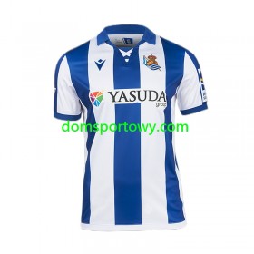 Koszulka Real Sociedad Domowe Koszulki Piłkarskie 2024-2025 Krótki Rękaw